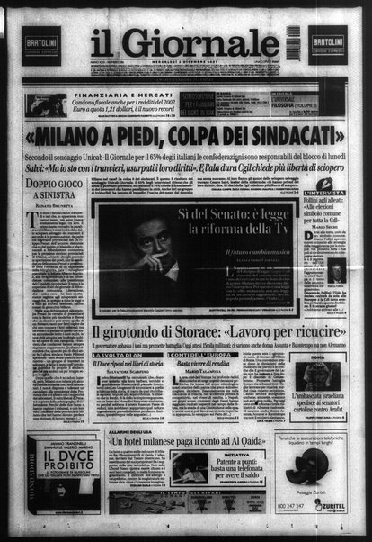 Il giornale : quotidiano del mattino